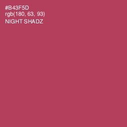 #B43F5D - Night Shadz Color Image